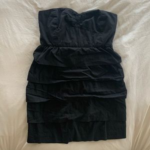 Sweet strapless jcrew cotton dress LBD